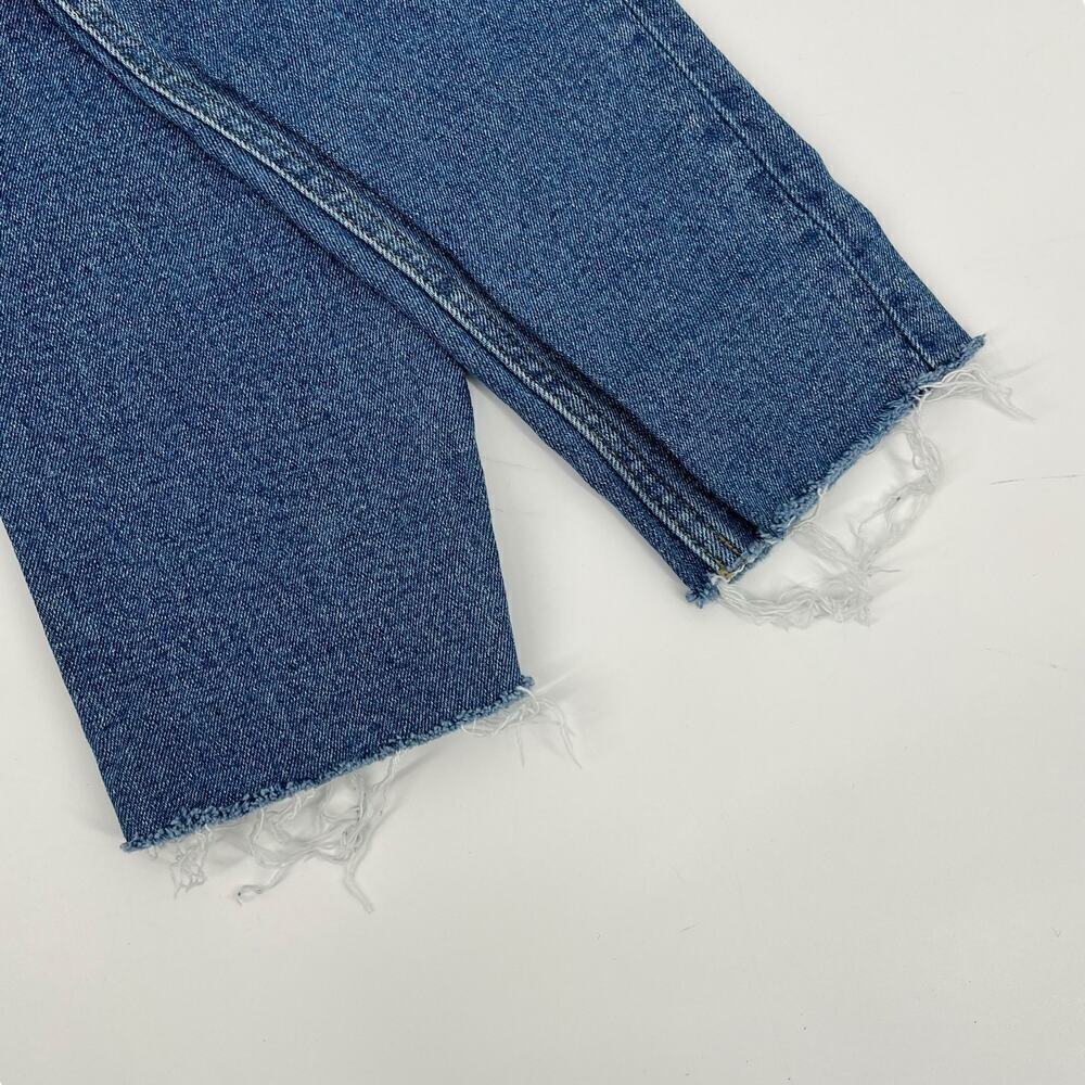 RE/DONE Jeans 90’s Skinny Ultra High Rise Broken Through w/ Rips Size 28 - Picture 11 of 14